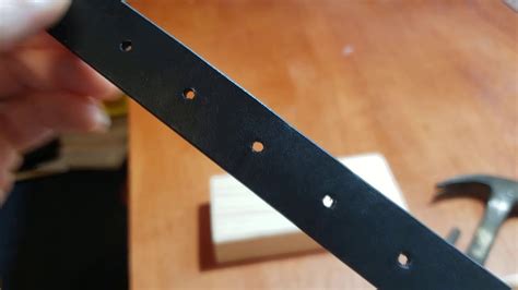 adding holes to lv belt